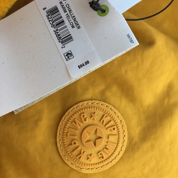 NWT Yellow Kipling Backpack - Picture 3 of 5